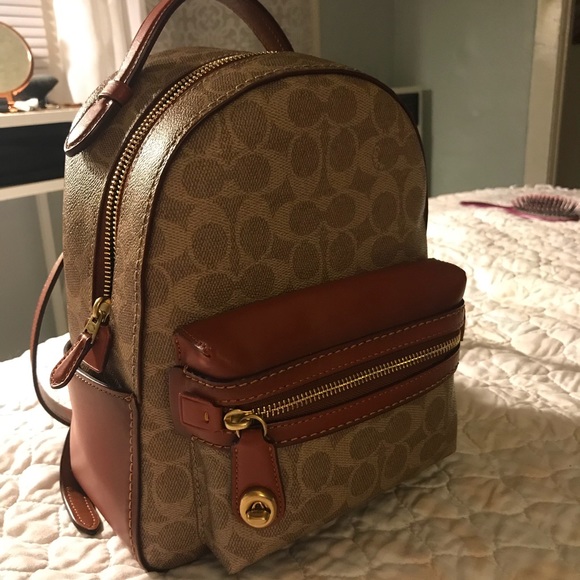 coach mini campus backpack